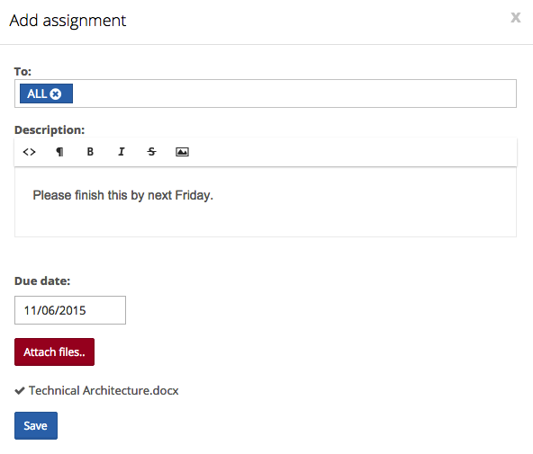 Add Assignments