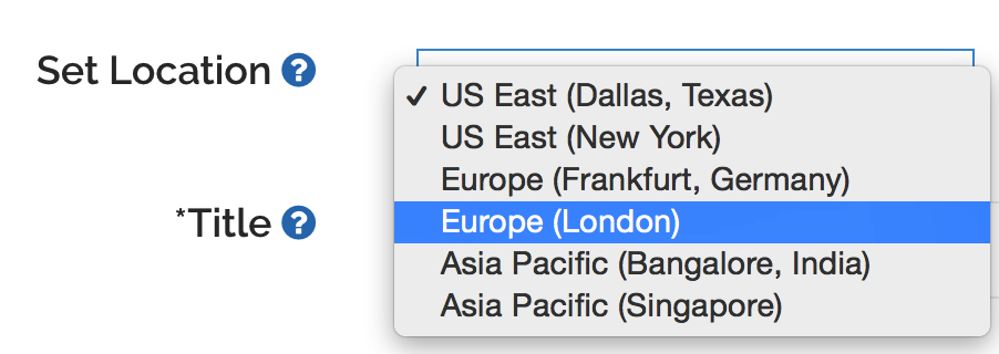 Virtual Classroom Regions